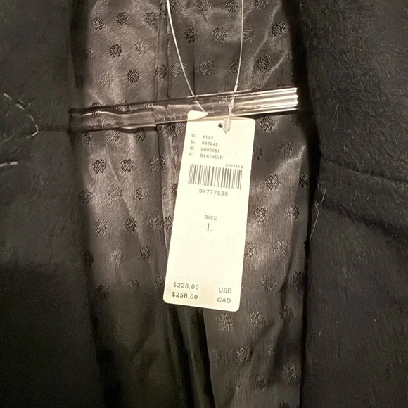 Anthropologie Black Trench Coat - Picture 2 of 5